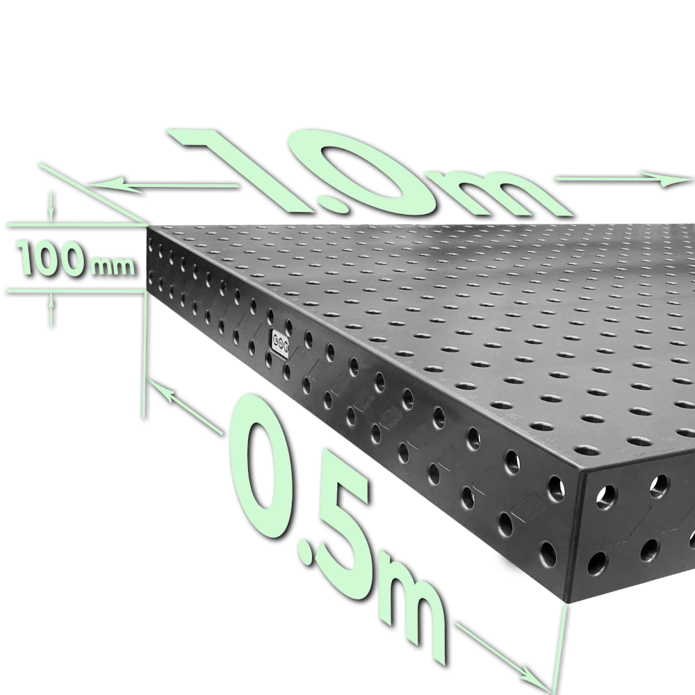 Welding Tables Australia K16 Series Top - 1.0m x 0.5m